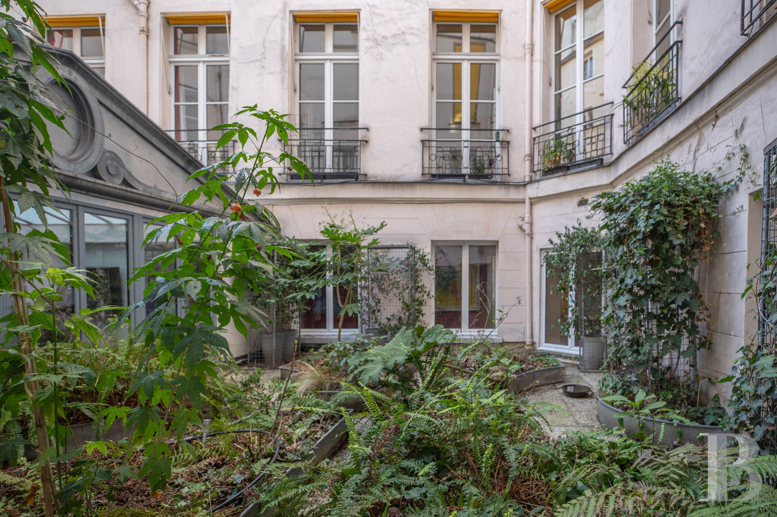 A vast apartment set around a garden in Paris, between Boulevard Saint-Germain and the Seine - photo  n°3