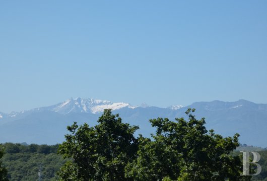 aquitaine - A 300-m² sumptuous flat in a 19th-century Italianate palace, with  exceptional views of the Pyrenees Mountains, in the capital of the historical region of Béarn 