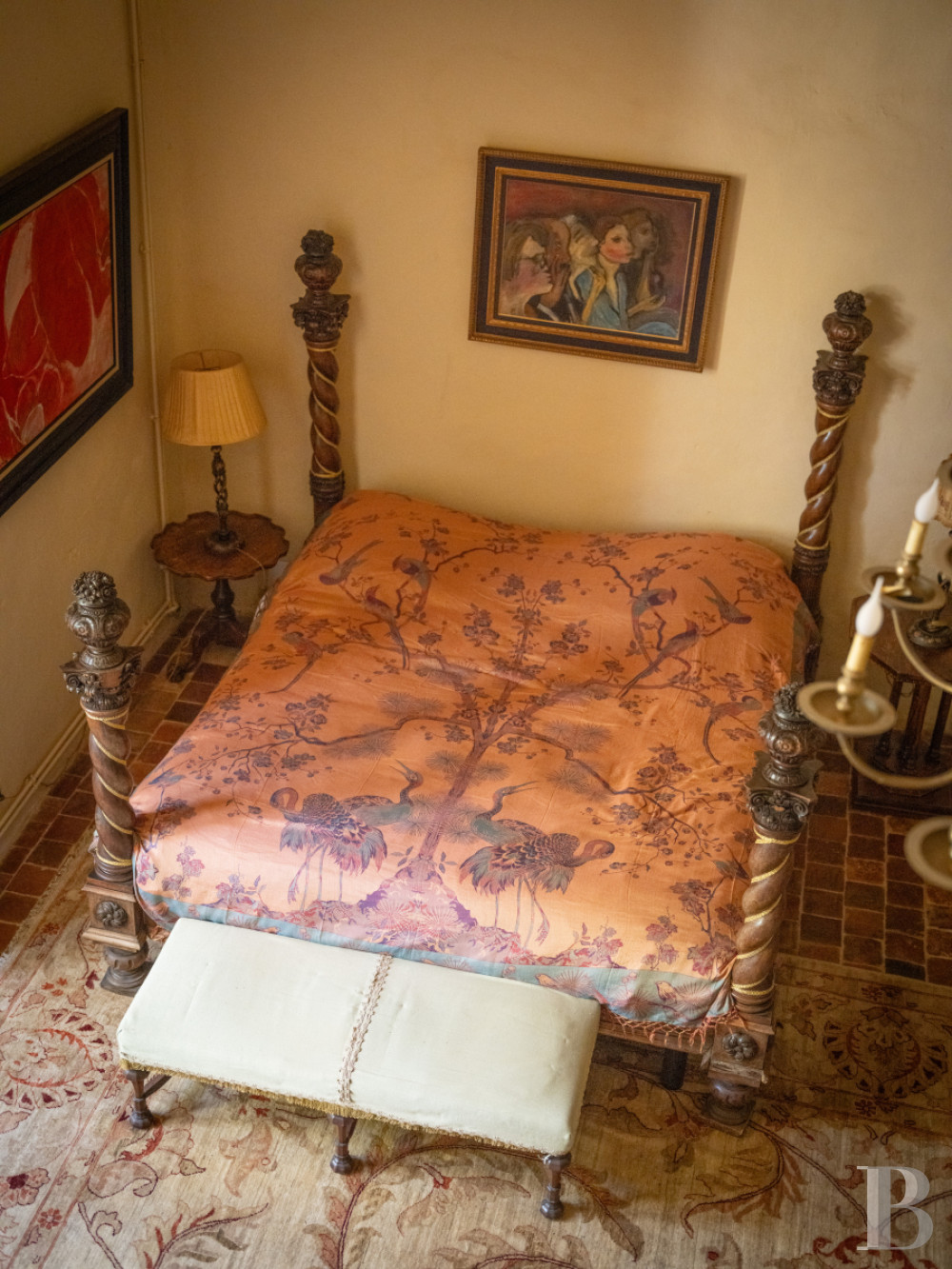 Dans le Lot-et-Garonne, à l’est de Villeneuve-sur-Lot, un château d’origine médiévale surplombant la rivière  - photo  n°23