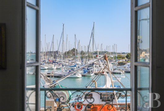 lower-normandy - A house with a garden, nestled in the port of Saint-Vaast-la-Hougue on the Cotentin peninsula of Normandy