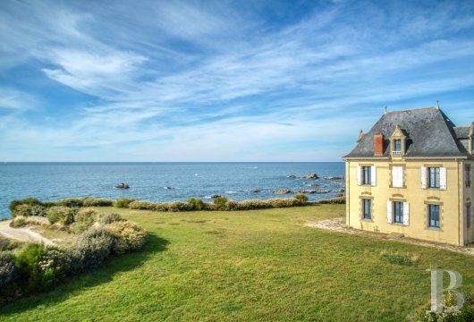pays-de-loire - Sur la côte sauvage de la presqu’île du Croisic,  une villa balnéaire du 19e s. face à l’océan