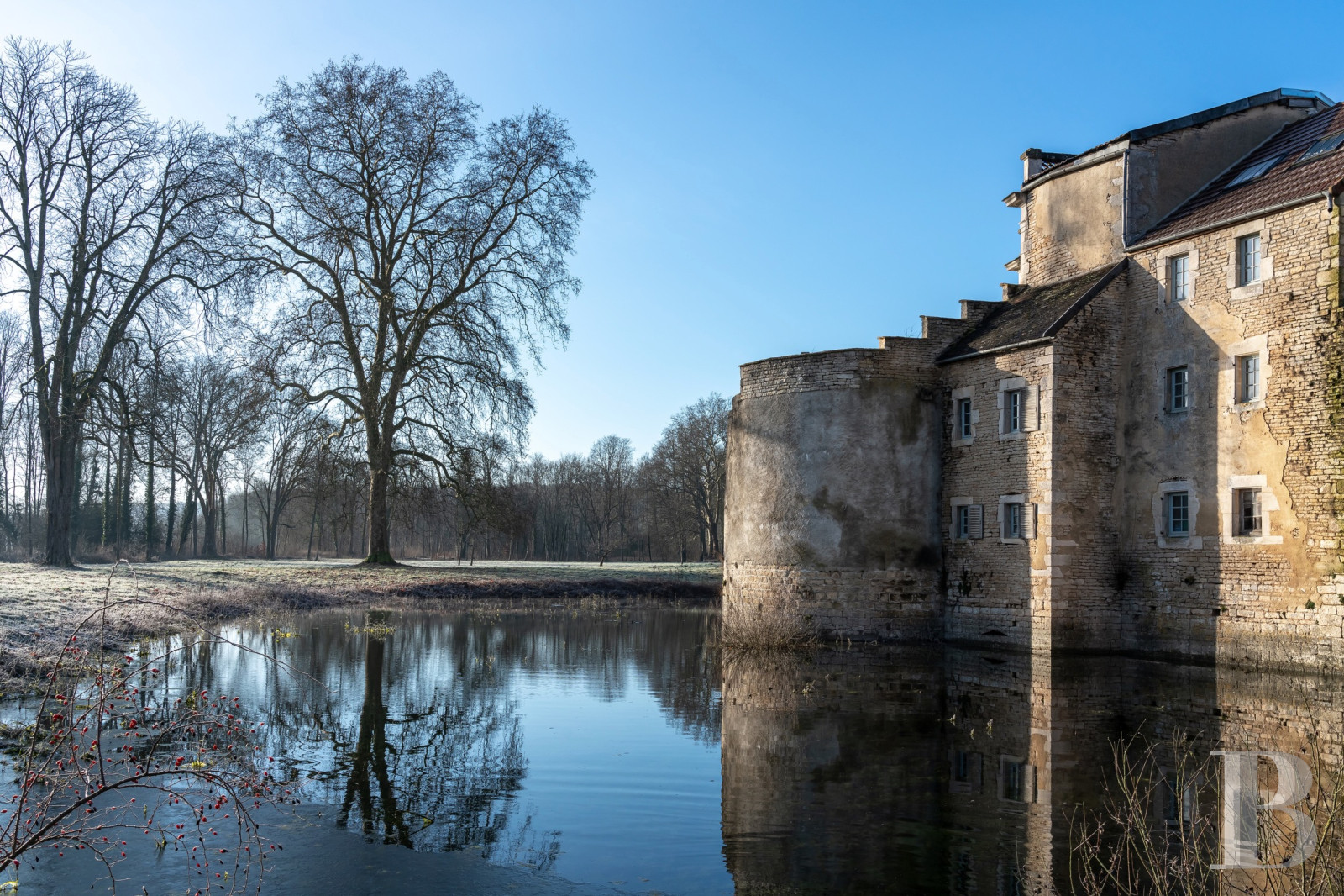 En Côte-d’Or, à l’est de Châtillon-sur-Seine, les dépendances d’un ancien château autour d’une vaste cour - photo  n°2