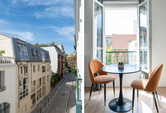 paris - Dans le quartier d'Alésia, donnant sur une impasse pavée pittoresque et typique  du 14e arrondissement, un deux-pièces de 33 m² bien agencé, lumineux et calme