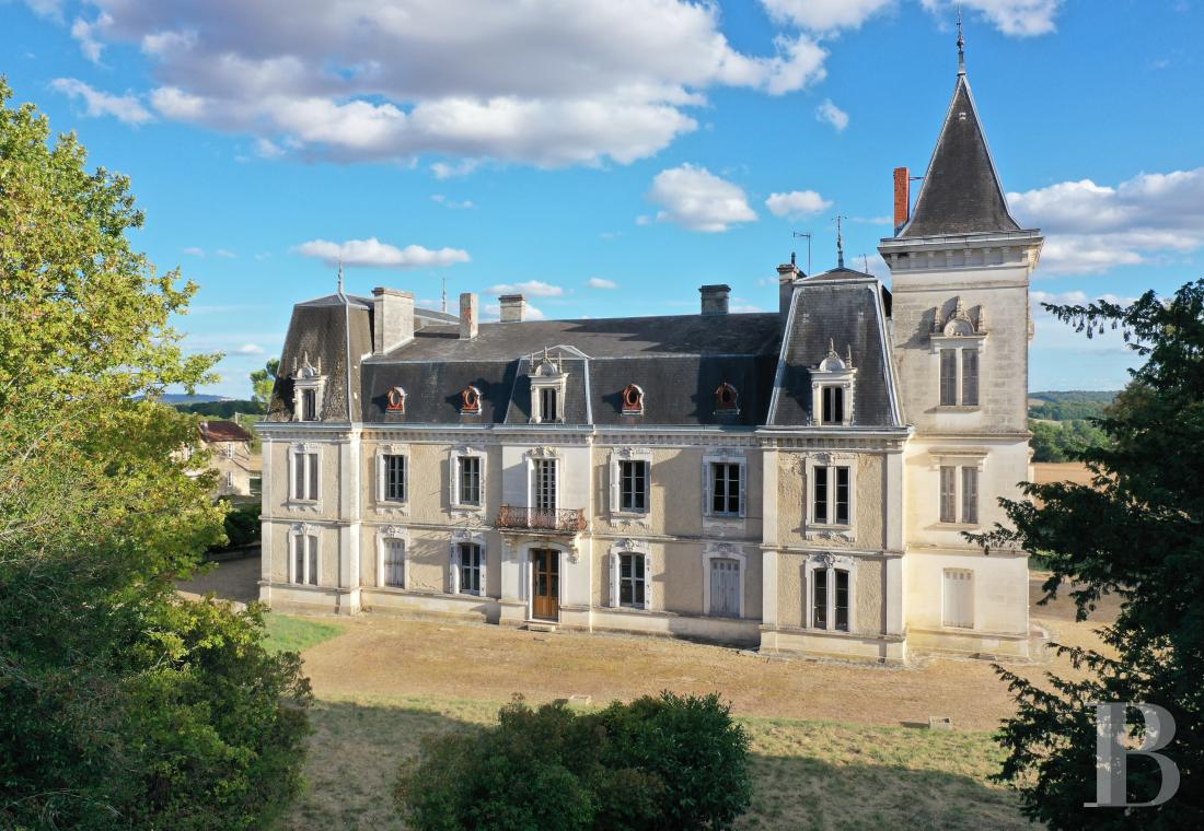 Castles / chateaux for sale - poitou-charentes - An 18th and 19th-century chateau, to be restored,  with many outbuildings and grounds of nearly 100 hectares, near Angoulême