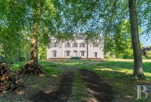 centre-val-de-loire - À 1 h 30 de Paris, dans le centre Val de Loire,  un château du 19e s., avec ses communs et son parc de quelque 14 ha