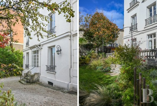 paris - À Fontenay-aux-Roses, une maison de maître du 19e s. superbement rénovée,  lumineuse et au calme absolu, avec six chambres et un élégant jardin
