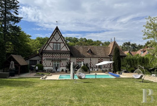 ile-de-france - Près des bords de Seine, en Essonne, à 30 min de Paris,  une ancienne dépendance d'un château aux airs anglo-normands