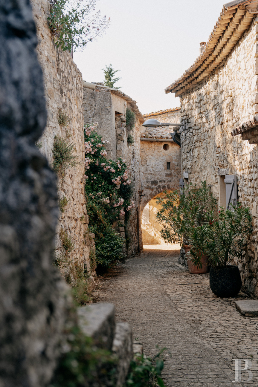 En Drôme provençale, au cœur des Baronnies,  un ensemble de maisons restaurées dans un village médiéval préservé - photo  n°9
