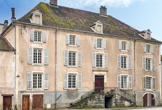 lorraine - A 19th-century wine merchant’s grand house with a riverside garden,  just south of the town of Vittel in France’s Vosges department