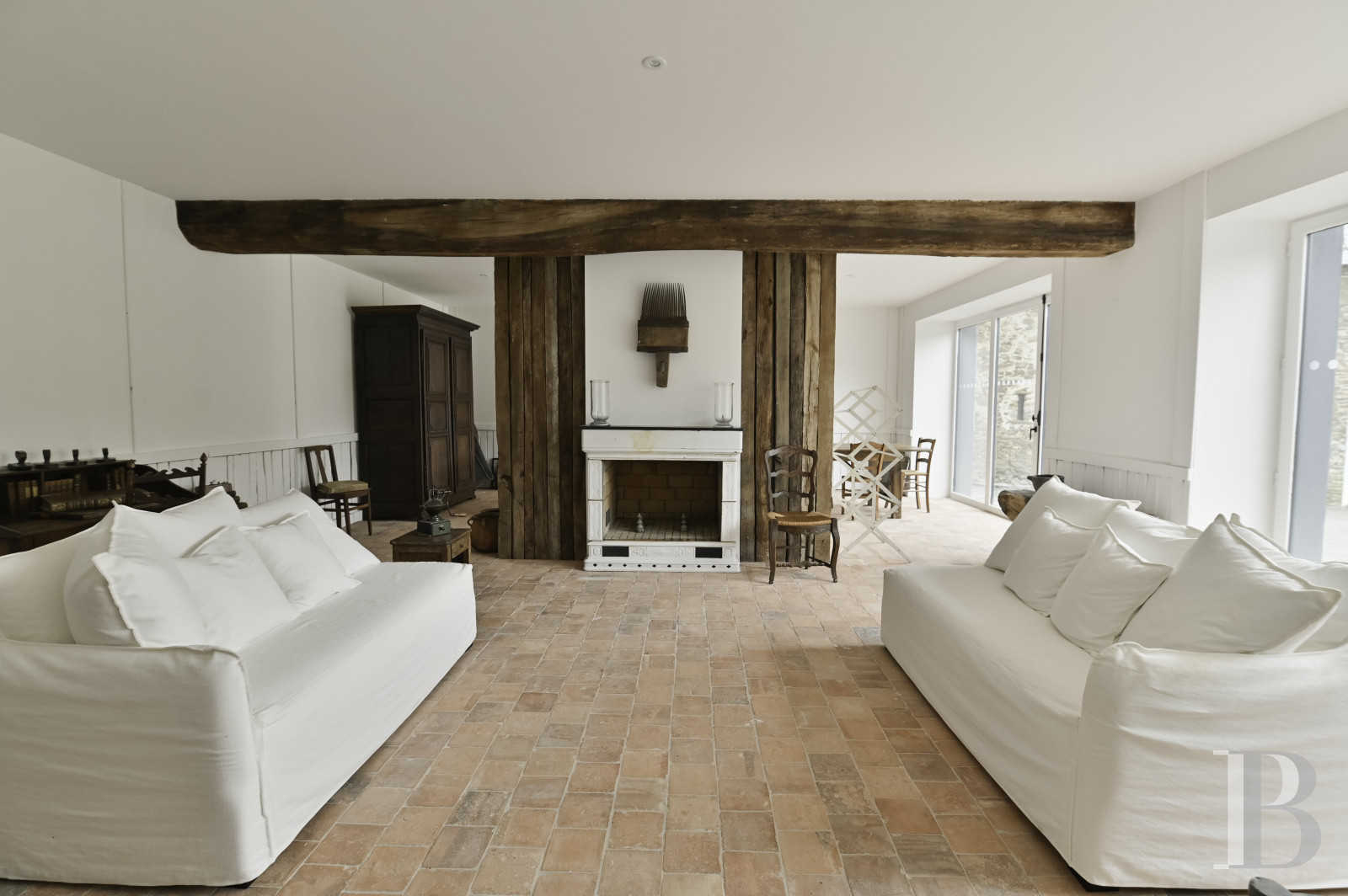 En Mayenne, au sud de Laval, un ancien établissement de blanchissage dans un domaine de 180 hectares - photo  n°8