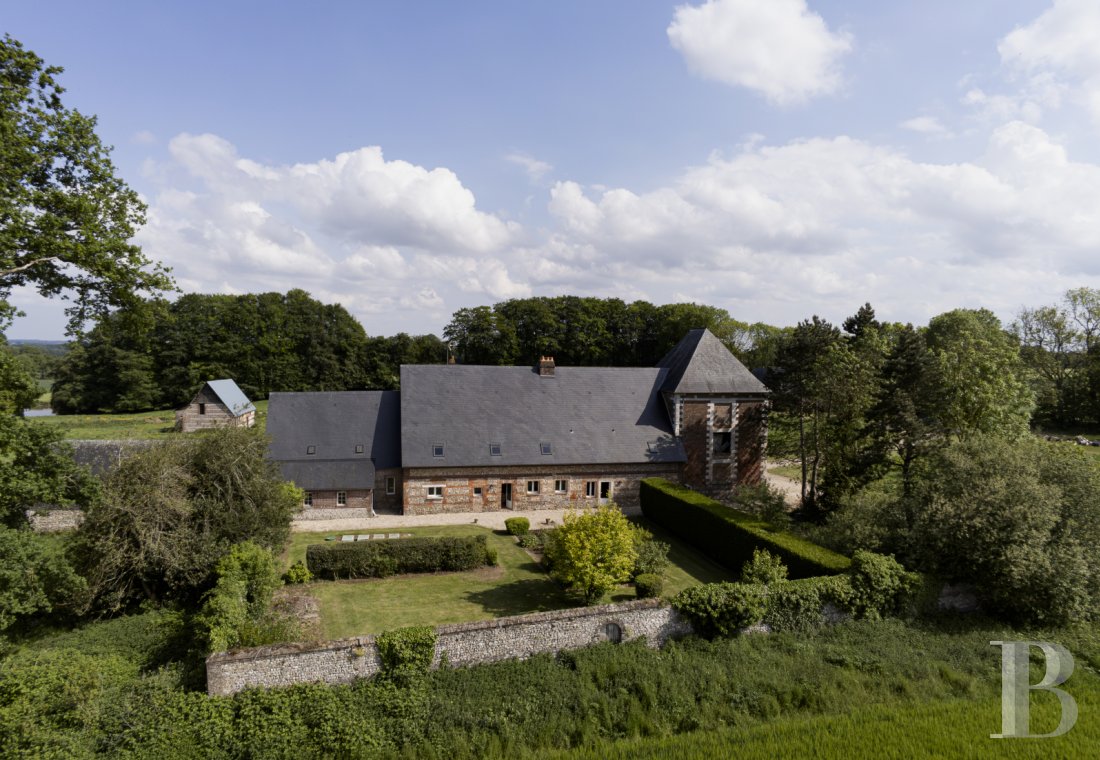 En Seine-Maritime, dans le Pays de Caux, une ancienne ferme formant un clos-masure - photo  n°18