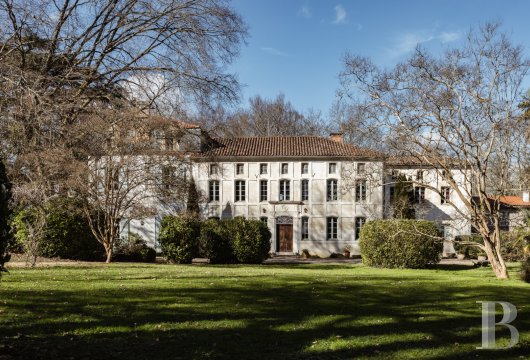 aquitaine - An elegant 19th-century dwelling and its wooded grounds, 20 minutes from Dax and near beaches, in the Chalosse region