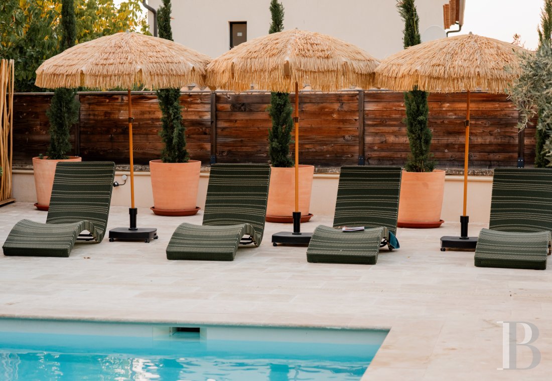 Dans le Gard, entre Nîmes et Montpellier,  une maison de village surplombant la vallée de la Vaunage - photo  n°4