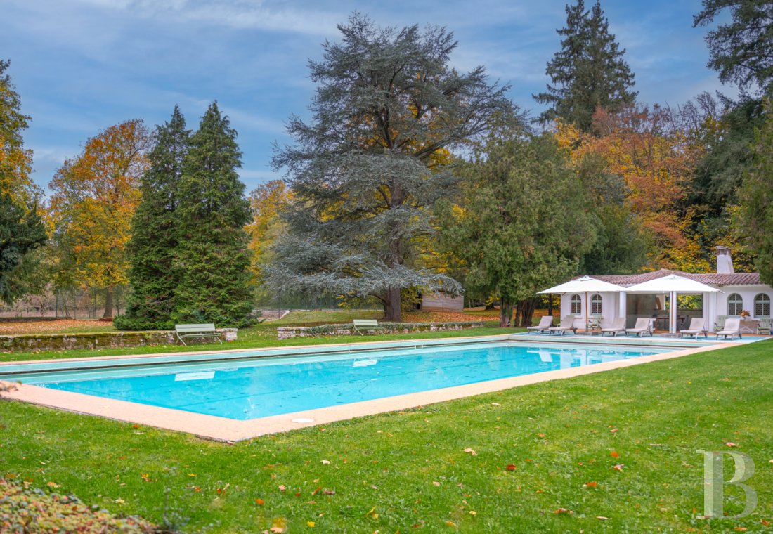 En Seine-et-Marne, à Bourron-Marlotte, une villa de style anglo-normand du début du 19e siècle - photo  n°22