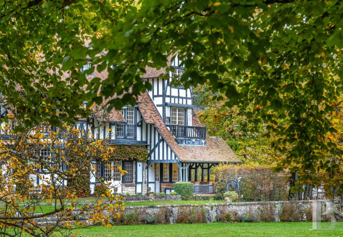 En Seine-et-Marne, à Bourron-Marlotte, une villa de style anglo-normand du début du 19e siècle - photo  n°23