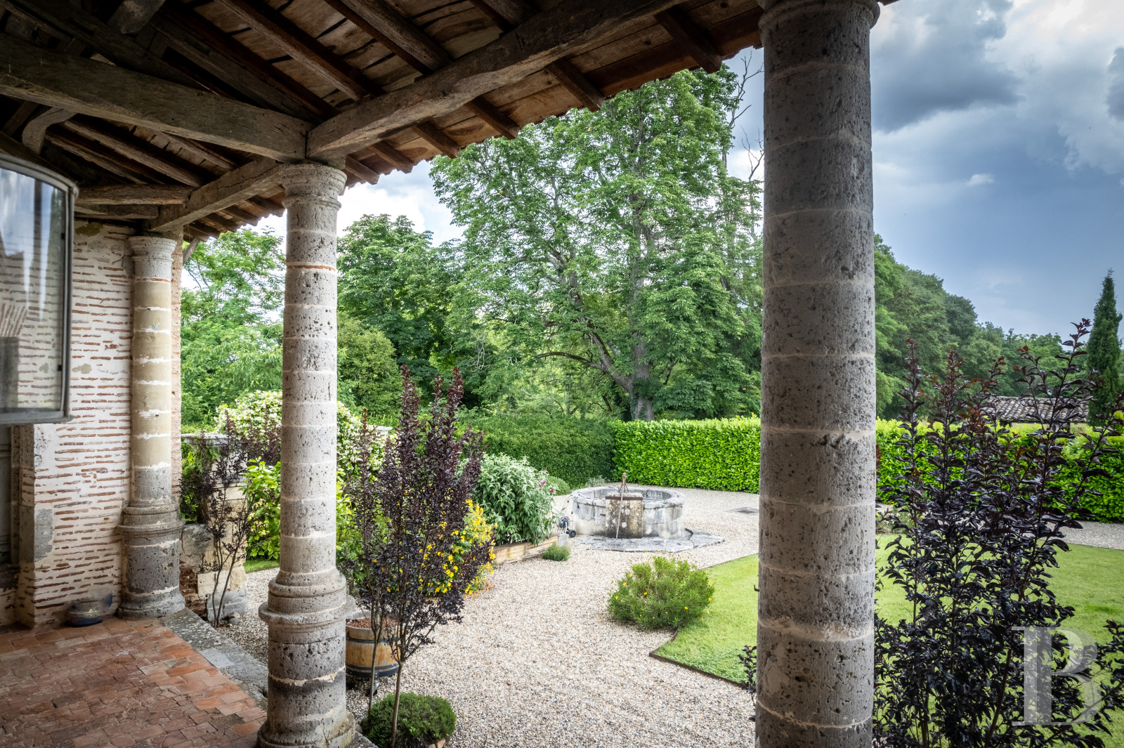 Dans le Lot-et-Garonne, au sud-est de Marmande, une demeure des 18e et 19e siècles en bordure du canal latéral de la Garonne - photo  n°27