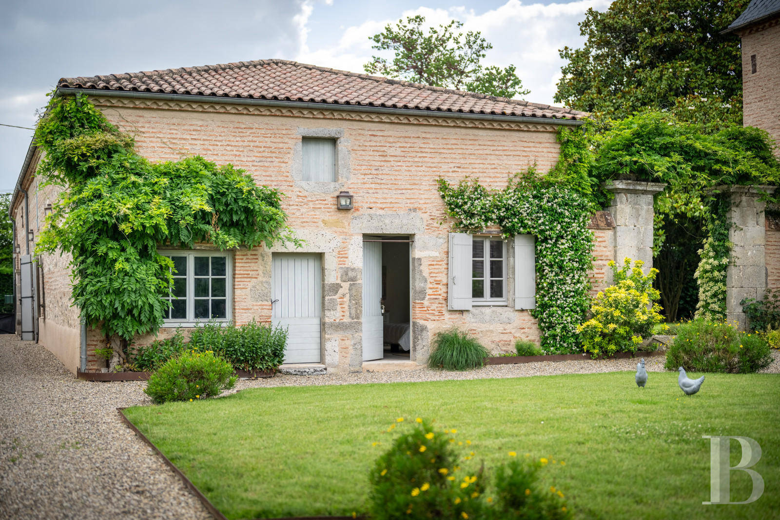 Dans le Lot-et-Garonne, au sud-est de Marmande, une demeure des 18e et 19e siècles en bordure du canal latéral de la Garonne - photo  n°13