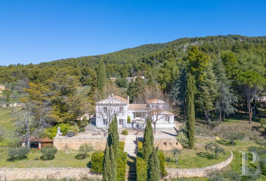 provence-cote-dazur - A small 19th-century farmhouse, now enlarged, with 1.7-ha grounds  dotted with pines and olives, nestled in the Var hillsides, near the Verdon Gorge