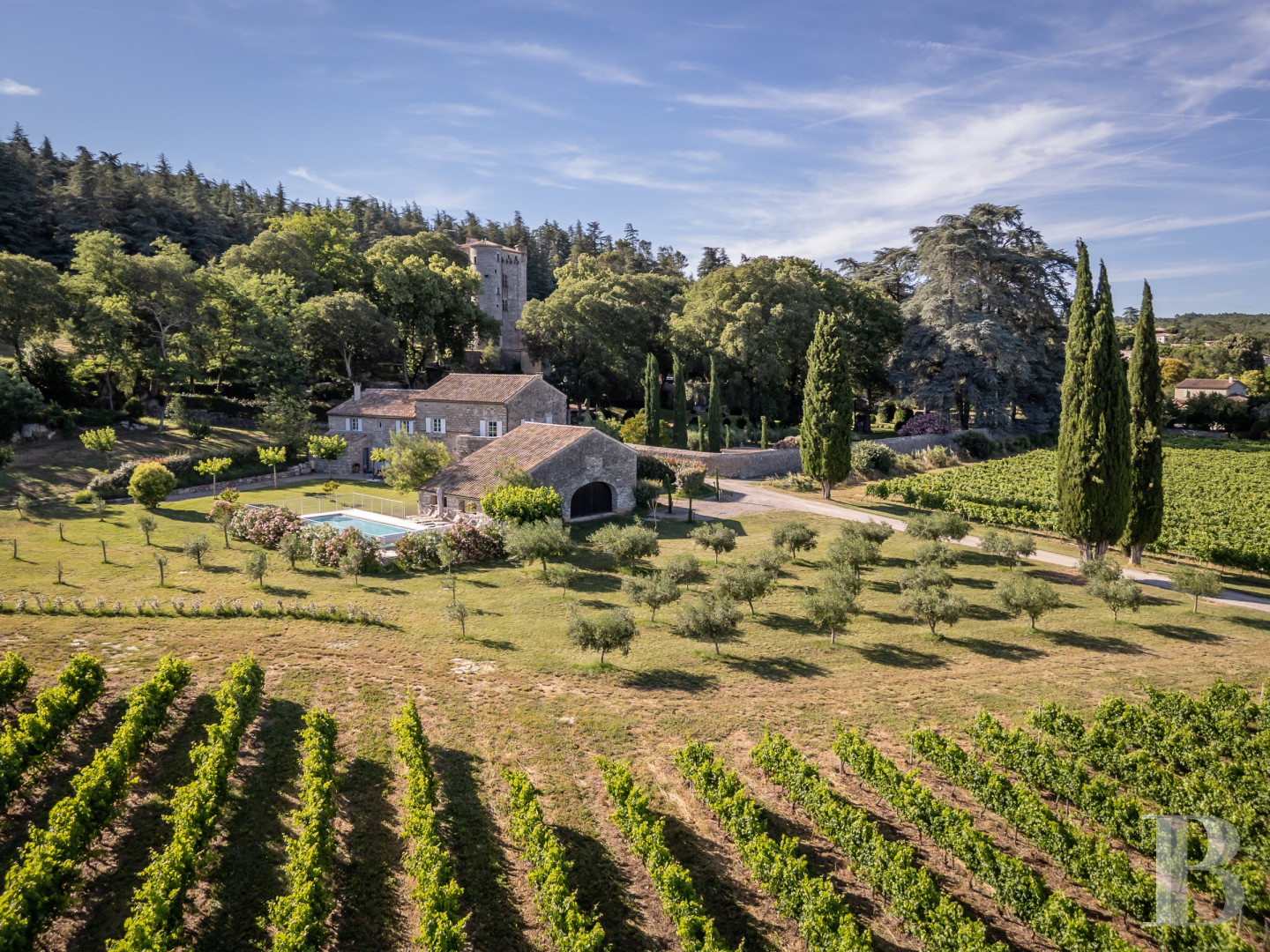 A former 17th-century farmhouse in the shadow of a chateau, in Saint-Alban-Auriolles in the Ardèche - photo  n°23