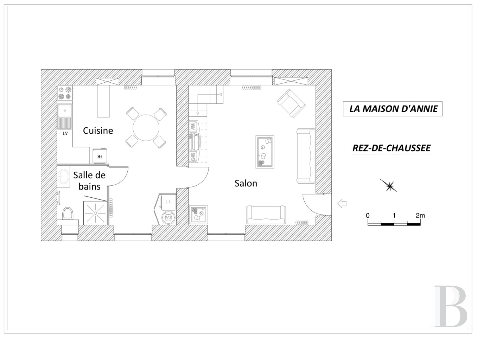 In Touraine, an hour from Paris by train, a country house available for year-round rental, with access to the services and facilities of a vast estate - photo  n°3