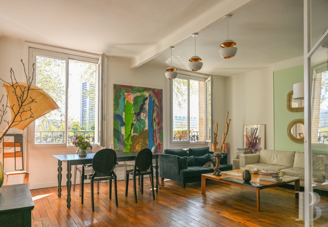 appartements &agrave; vendre - paris - Dans le 16e arrondissement, face au pont Mirabeau, un appartement familial de 140 m² tourné vers la Seine