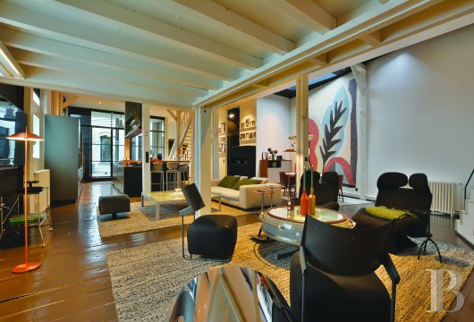 picardy - À Amiens, un loft dans un ancien entrepôt à sel réhabilité, avec une dépendance et un jardin sur les quais de la Somme