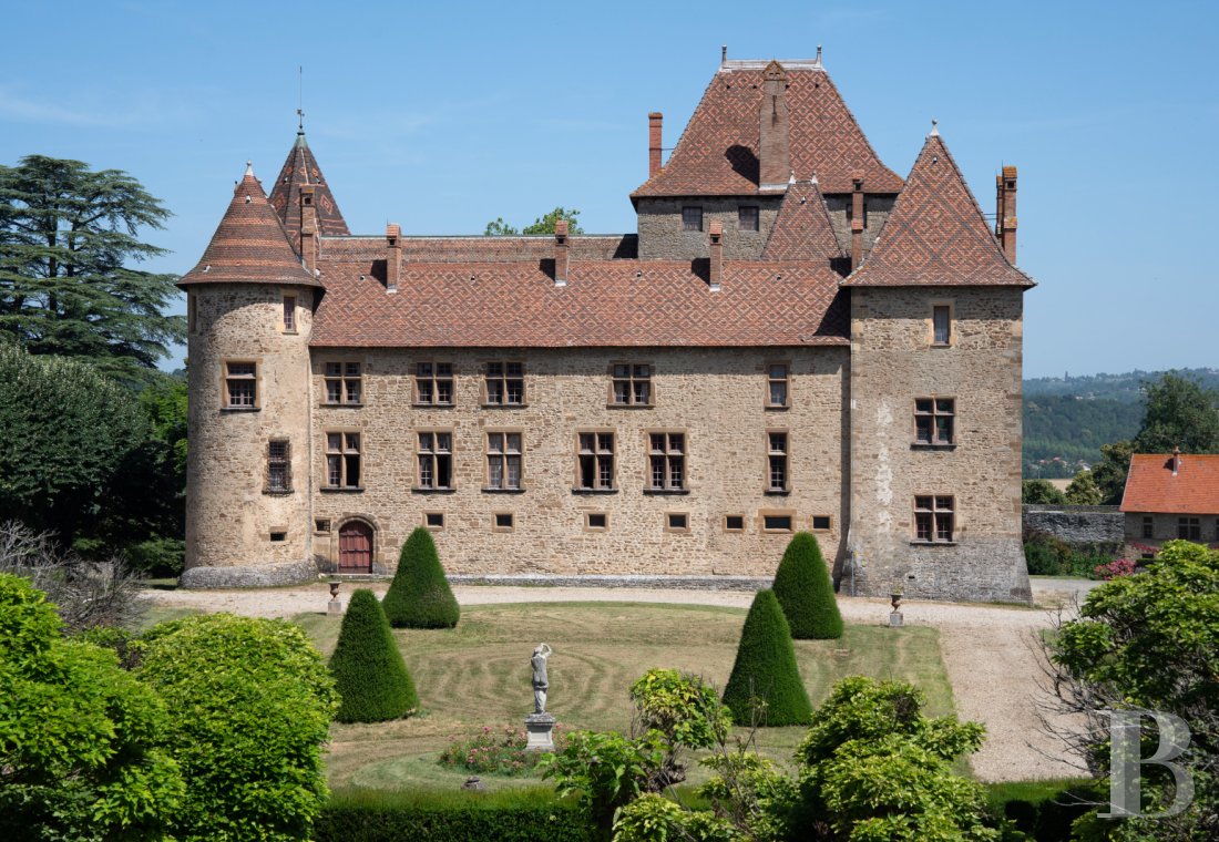 Castles / chateaux for sale - rhones-alps - Aux portes du Dauphiné, à 30 min à l'est de Lyon, un château inscrit MH, riche de huit siècles d'histoire