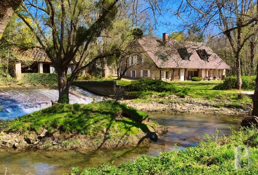 burgundy - Dans la vallée de l'Ouche, à 20 min de Dijon,  un moulin transformé en maison, sa piscine et son parc de 1,4 ha