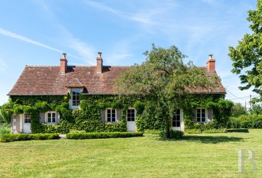 centre-val-de-loire - Dans la campagne tourangelle,  une longère restaurée, entourée de son verger et de son jardin de roses