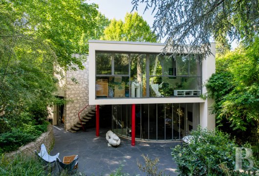 paris - À Meudon-Bellevue, l’atelier d’André Bloc conçu par Claude Parent : un témoignage à restaurer des années 1950, inscrit MH, sur un terrain de 2 000 m²
