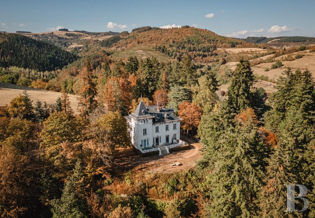 residences & character houses for sale - rhones-alps - A 360-m² grand residence built in 1912, in 2.5 hectares of tree-filled parkland, 45 minutes west of Lyon