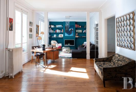 paris -  À Auteuil, un appartement de 136 m²                                               dans un immeuble de style Art déco, secteur Jean-Baptiste Say