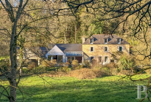 brittany - A 19th-century watermill with a reception hall and five hectares of meadows and woods, nestled inland in Brittany but only 30 minutes from the coast