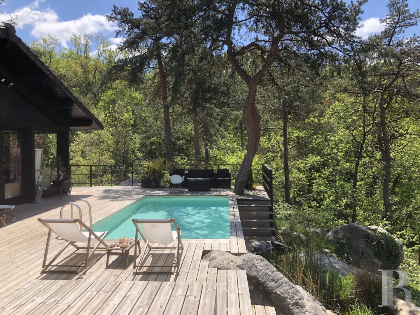 Dans la forêt de Fontainebleau,  une « Prairie House » à la française  - photo  n°15