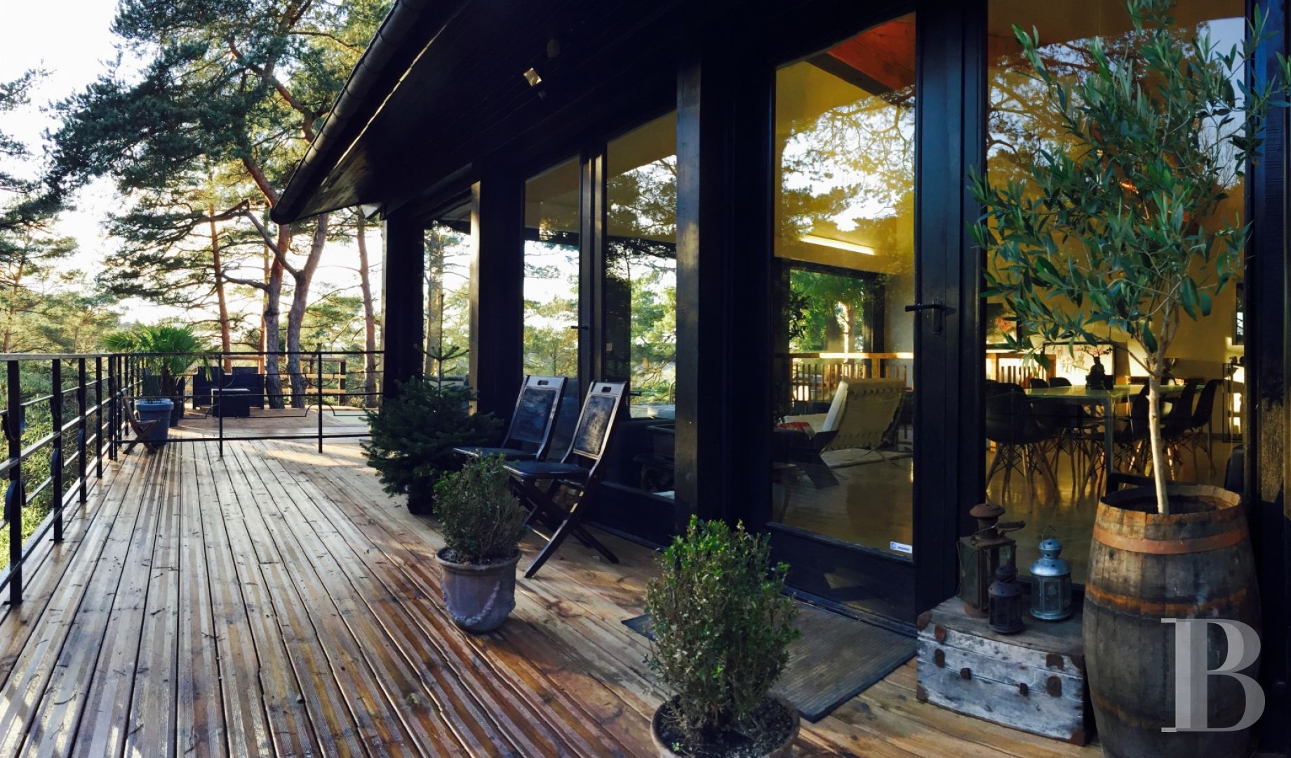 Dans la forêt de Fontainebleau,  une « Prairie House » à la française  - photo  n°2